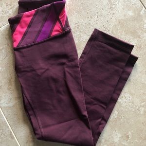 Lululemon wunder under crop leggings